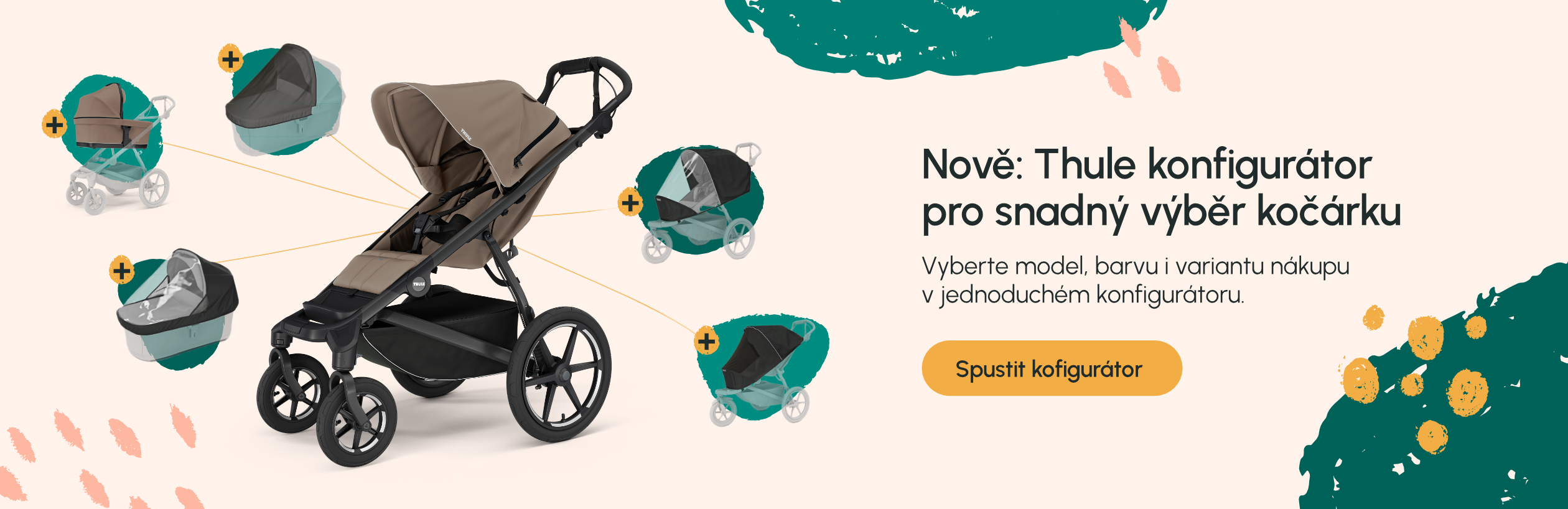 Thule konfigurátor kočárků
