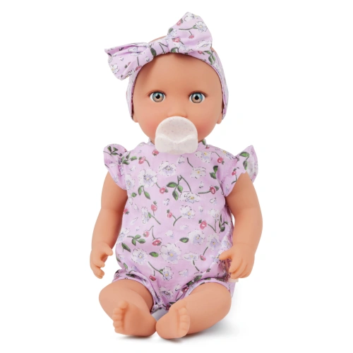 LULLABABY panenka v overalu s čelenkou 35 cm