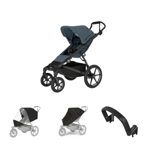 THULE Urban Glide 4-wheel Dark Slate magnet + pláštěnka + moskytiéra + madlo