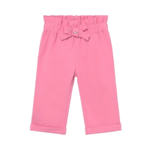 MAYORAL dívčí kalhoty na gumu v pase, růžové - 98 cm