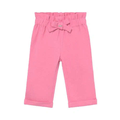 MAYORAL dívčí kalhoty na gumu v pase, růžové