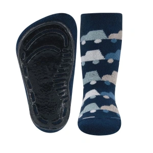 EWERS chlapecké ponožky ABS autíčka tmavě modrá EU 17-18
