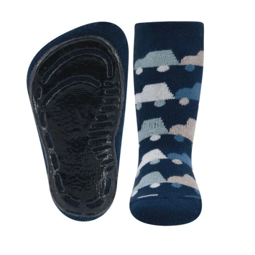 EWERS chlapecké ponožky ABS autíčka tmavě modrá