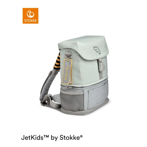 STOKKE JetKids batůžek Crew Backpack Green Aurora
