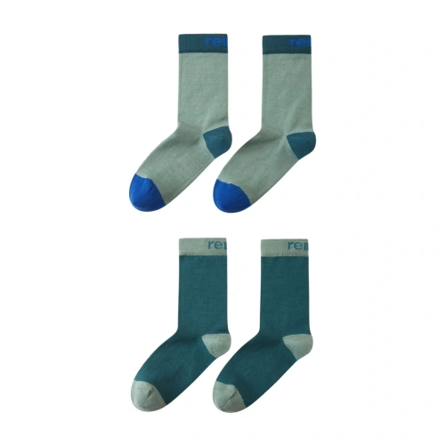 REIMA dětské ponožky 2 ks Parit dark teal