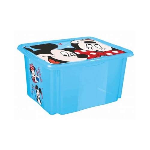 KEEEPER Úložný box s víkem "Mickey", Modrá 45 l