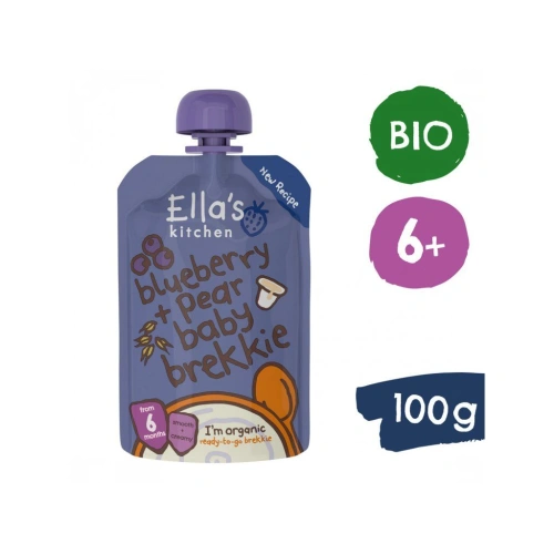 ELLA'S KITCHEN BIO snídaně borůvka a hruška (100g)