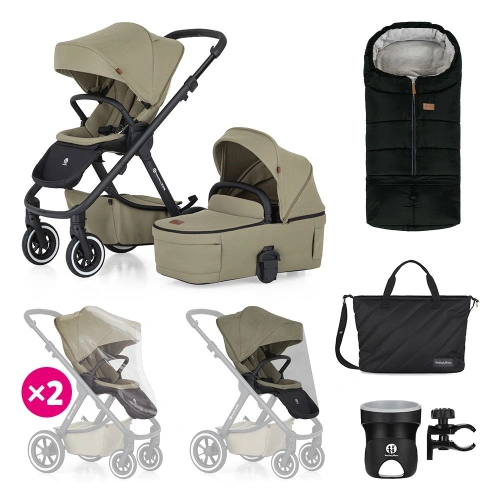 PETITE&MARS kombinovaný kočárek ICON 2v1 XXL Air
