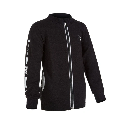 LITTLE ANGEL mikina REFLEX smyk rozepínací Outlast® černá