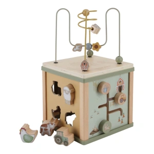 LITTLE DUTCH kostka s aktivitami dřevěná Farma LITTLE DUTCH kostka s aktivitami dřevěná Farma