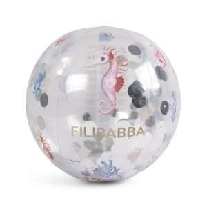 FILIBABBA nafukovací míč Rainbow Reef Confetti