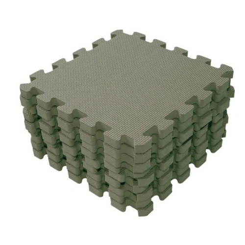BABY DAN Hrací podložka A/S puzzle Light Grey 90x90 cm