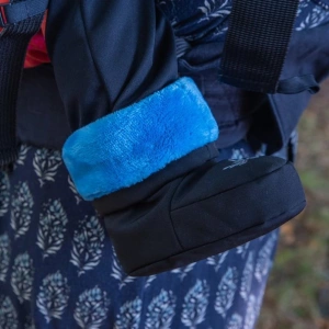 ESITO Softshellové capáčky Alex - černá / růžová (2)