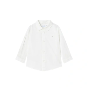 MAYORAL chlapecká košile DR s poutkem bílá vel. 80 cm