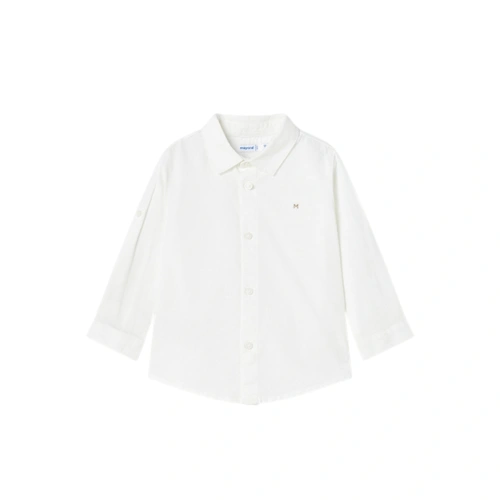 MAYORAL chlapecká košile DR s poutkem bílá