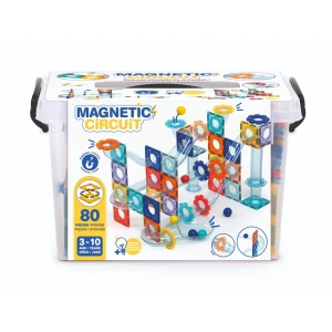 LUDI magnetická stavebnice kuličková dráha 80 ks