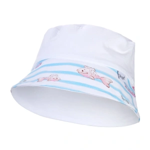 LITTLE ANGEL klobouk tenký Outlast®  bílá/velryba vel. 5 | 49-53 cm