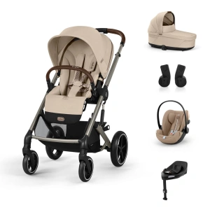 CYBEX akční set Balios S Lux Almond Beige + korba Almond Beige + Cloud G i-Size Plus Almond Beige + báze G + adaptéry