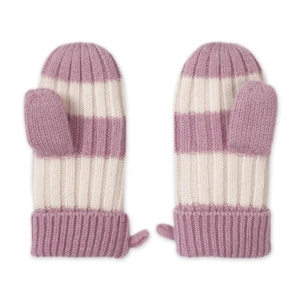 LODGER rukavice Stripe Merino Mauve (2)