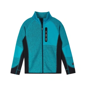 REIMA svetr DR fleecový Liukuen aquatic blue modrá