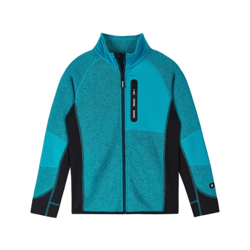 REIMA svetr DR fleecový Liukuen aquatic blue modrá