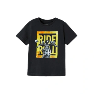 MAYORAL chlapecké tričko KR Ride motorka tmavě šedá - 104 cm