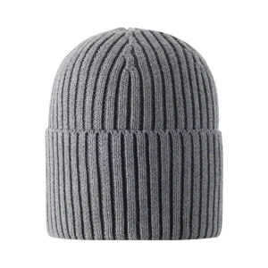 REIMA dětská čepice Hattara melange grey (1)