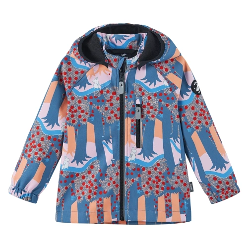 REIMA dětská softshellová bunda DR Moomin Vantti Blue Ocean