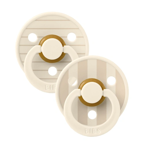 BIBS STUDIO Colour Pin dudlík z přírodního kaučuku 2ks vel. 1 (0-6m.)