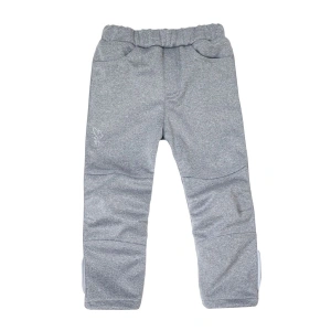 ESITO dětské softshellové kalhoty DUO šedý melír - šedá vel. 116 cm