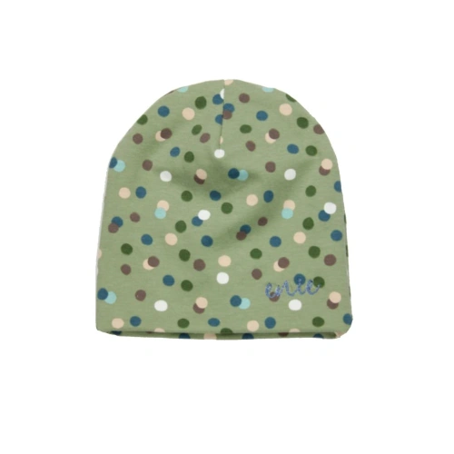 ENIE BABY dětská čepice Dots Olive