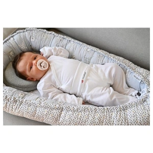LITTLE ANGEL Body smyk zavinovací rukavičky Outlast® - bílá (4)