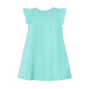 MAYORAL dívčí šaty s kabelkou zmrzlina zelená (1)