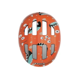 ABUS dětská cyklistická přilba Smiley 3.0 orange monster oranžová (3)