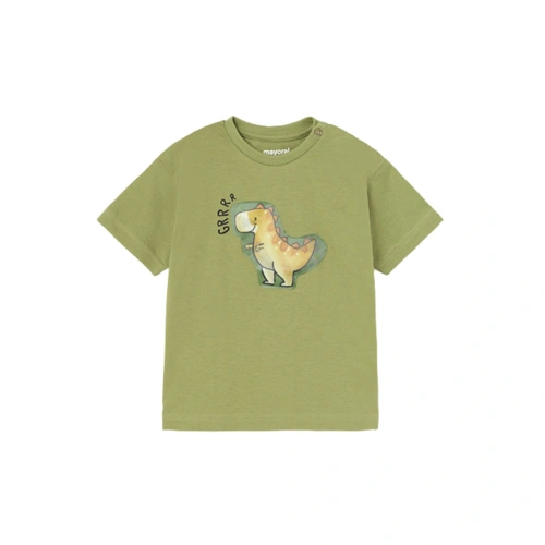 MAYORAL chlapecké tričko KR s interaktivním motivem zelená