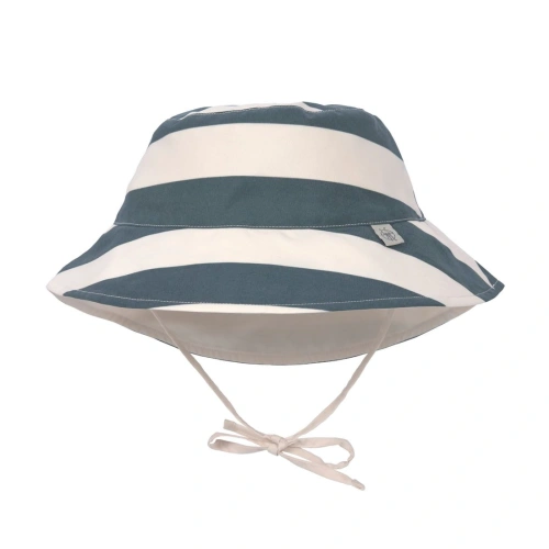 LÄSSIG klobouček Sun Protection Bucket Hat block str.milky/blue