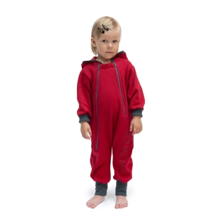ESITO teplákový overal rostoucí Warmkeeper Cerise red červená
