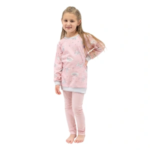 ESITO dívčí tunikové pyžamo Víly růžová vel. 104 cm