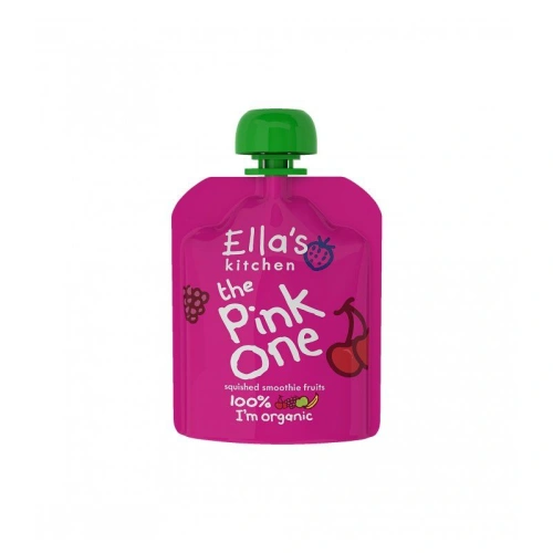 ELLA'S KITCHEN BIO PINK ONE ovocné smoothie s rebarborou (90 g)