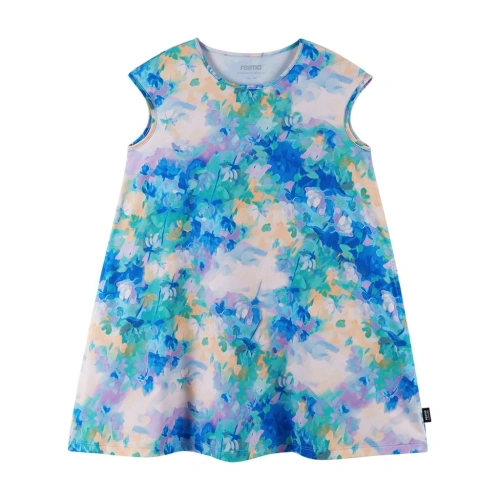 REIMA dívčí šaty KR UV Vilakka fresh blue
