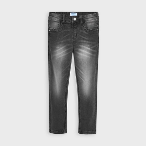 MAYORAL dětské skinny jeans šedá - 110 cm