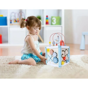 ZOPA dřevěná aktivity kostka 20 cm (3)