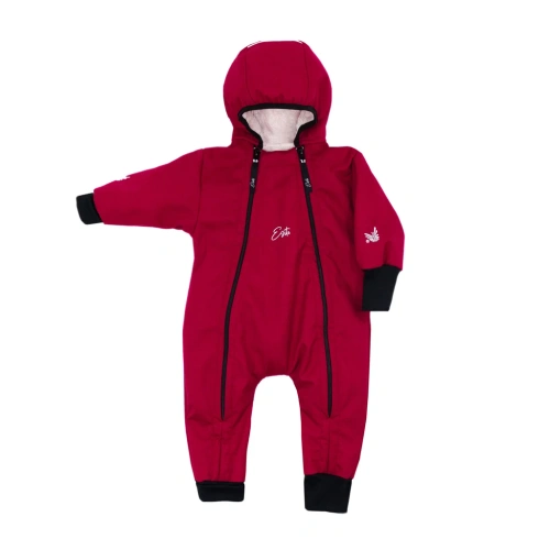 ESITO rostoucí zimní softshellová kombinéza Lamb Red červená