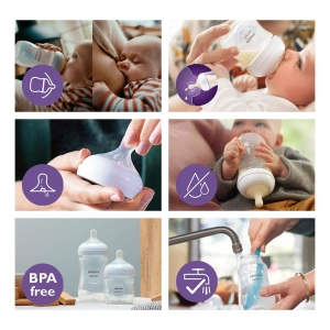 PHILIPS AVENT dudlík Natural Response první průtok 1 0m+, 2 ks (4)