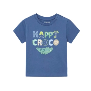 MAYORAL chlapecké tričko KR Krokodýl modrá vel. 92 cm