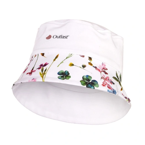 LITTLE ANGEL klobouk tenký Outlast® bílá/bílá louka vel. 4 | 45-48 cm