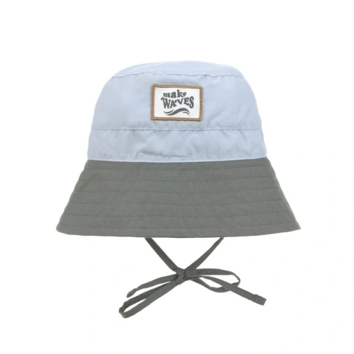 LÄSSIG klobouček Sun Protection Fishing Hat sky blue/ deep olive vel. 19-36 m
