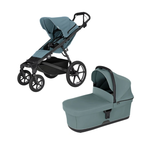 THULE Urban Glide 4-wheel Mid Blue magnet + korba