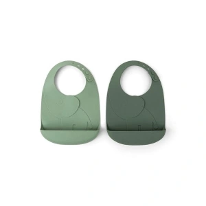 DONE BY DEER Peekaboo set 2ks bryndáčků Elphee DONE BY DEER Peekaboo set 2ks bryndáčků Elphee