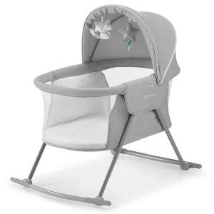 KINDERKRAFT Postýlka dětská 3v1 Lovi Gray (1)